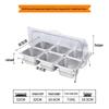 Multi-Compartment Stainless Steel Buffet Tray