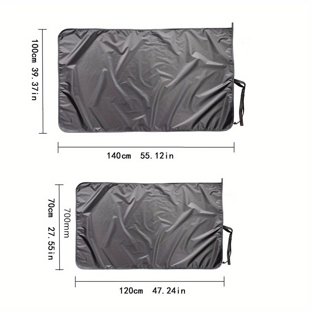 Black Car Trunk Protection Pad. Driver's Designated Driving Pad.Durable and Dirt Resistant. All-season. Interior Car Accessories