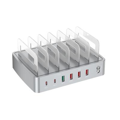 72W Inteligentná nabíjacia stanica so 6 portami USB dok pre viacero zariadení Kompatibilná s