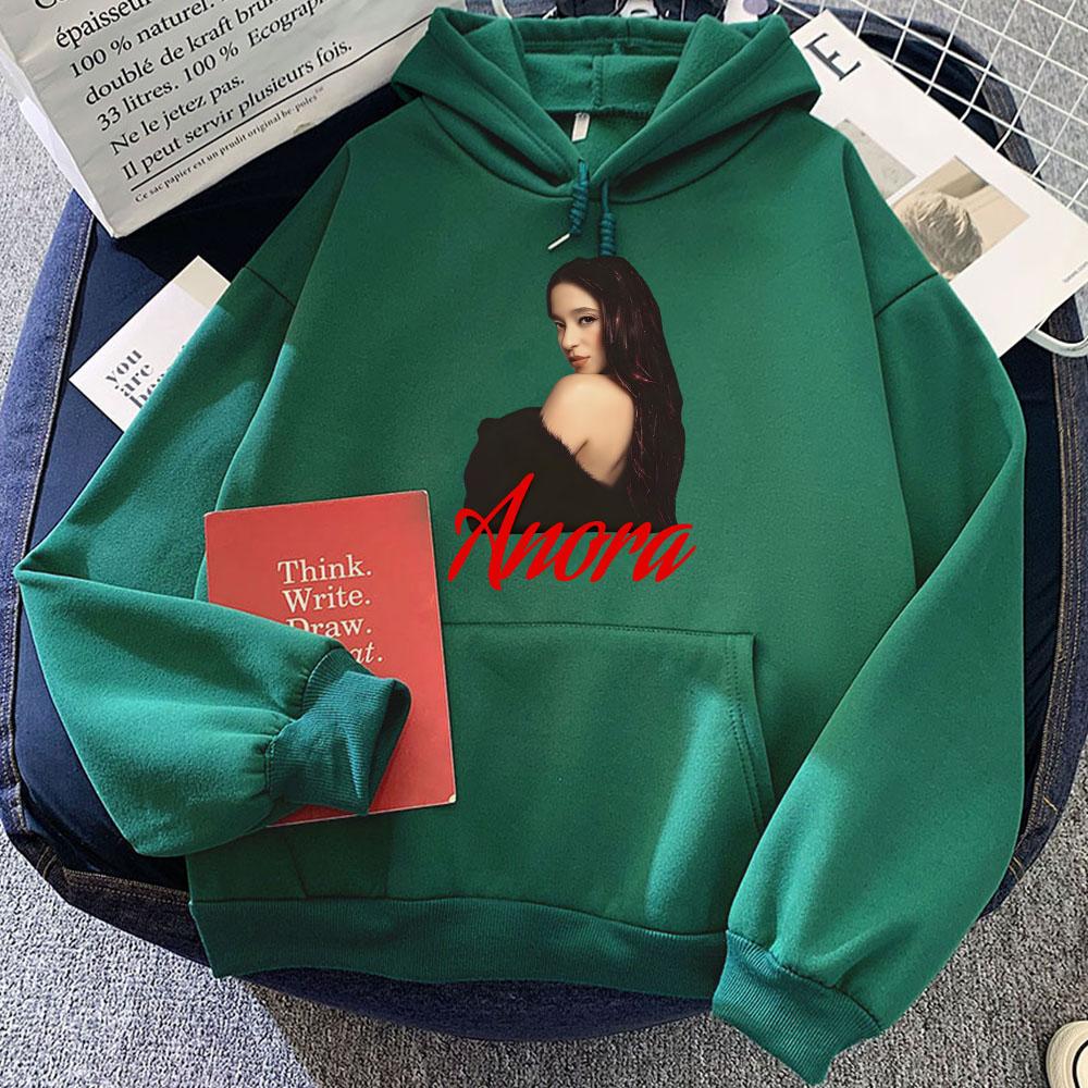 Romantische und komödiantische Anora-Hoodies, langärmelig, lässig, Damen/Herren, Kapuzenpullover aus Fleece, bequem, Winterpullover, Mädchen