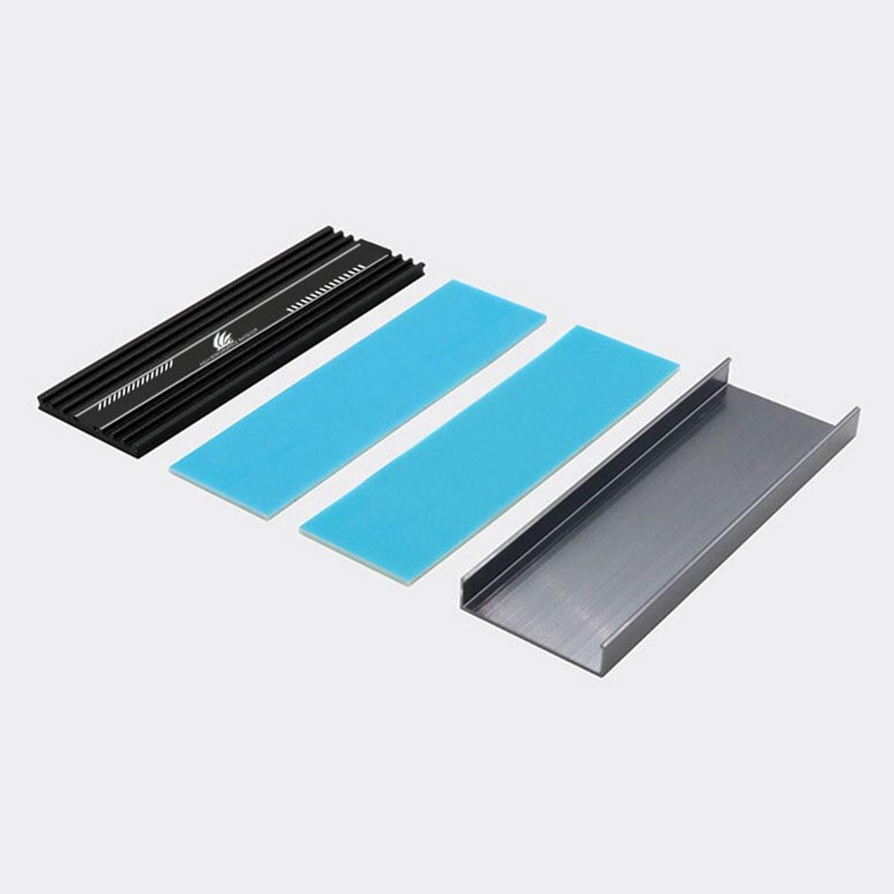 M.2 SSD Heat Sink M.2 2280 Solid State Hard Disk Aluminum Heat Sink Radiator Drainage Passive Cooling Heatsink