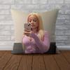 Singer Ice Spice Pillow Case For Car Sofa Decorative Home Doublesided Print Plush Square Throw Pillow Cushion Cover