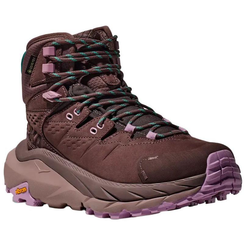 Hoka One One Kaha 2 Gtx Comfortable Versatile Non-Slip Durable High-Top Hiking Shoes Women Hiking Shoes Brown 1123156-SZQ