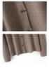 Women's 100% Pure Cashmere Round Neck Button Cardigan - Autumn/Winter Knitwear