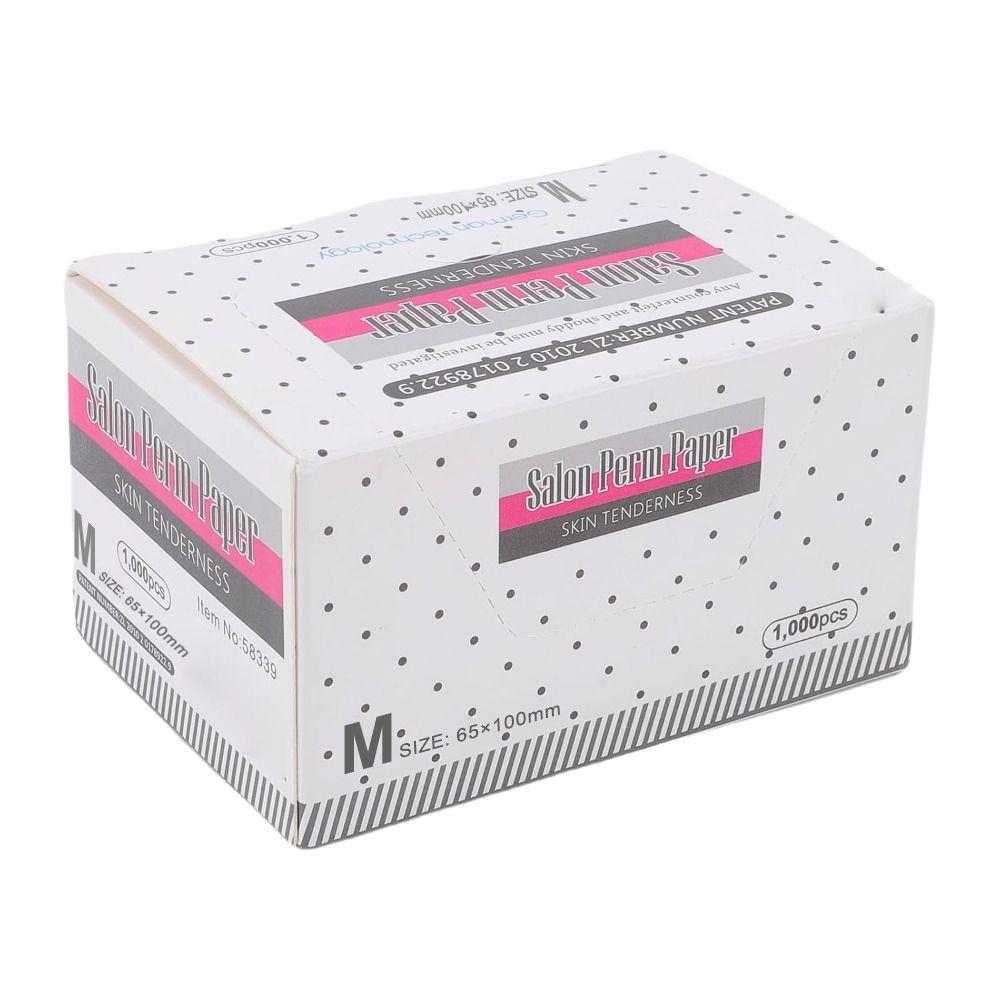 1000pcs Breathable Hair End Papers High Toughness Hair Styling Paper Hairdressing Tissue For Salon