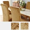 Elastic High Back Home Hotel Dining Chair Chair Cover Gold Diamond Velvet Dinner Chair Removable Cover