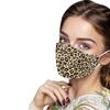 Voksen Tre-lags Engangs Støvtett Beskyttende Leopardmønstret Maske