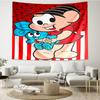 Turma-da-Mônica Print Tapestry, Backdrop, Easy Setup, Ideal for Bedroom, Office & Living Room, with Aesthetic Wall Hanging Decor.