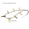 Chic Necklace for Black-Panther Cosplay Pendant Necklace Halloween Party Long Tooth Pendant Necklace Men Jewelry Gift