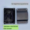 PA10/500 Black Recessed Three-Position Flame Retardant Terminal Junction Box
