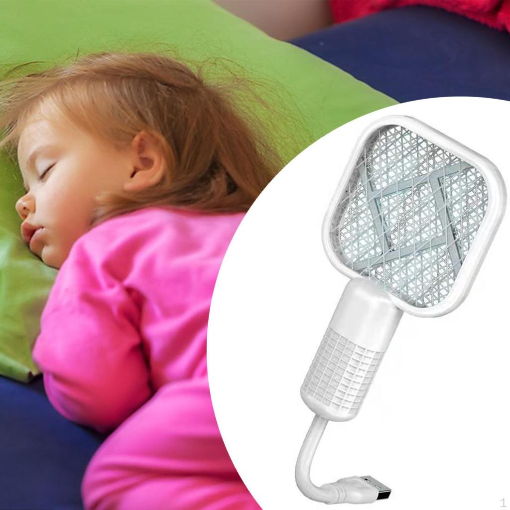 Mini Fly Zapper Racket Electric Killer for Camping Bedroom Trips