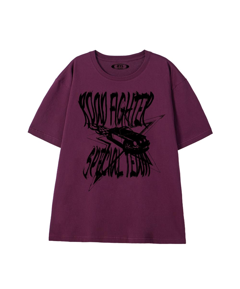 Biel Road Fighter Short-Sleeve T-Shirt Wine L