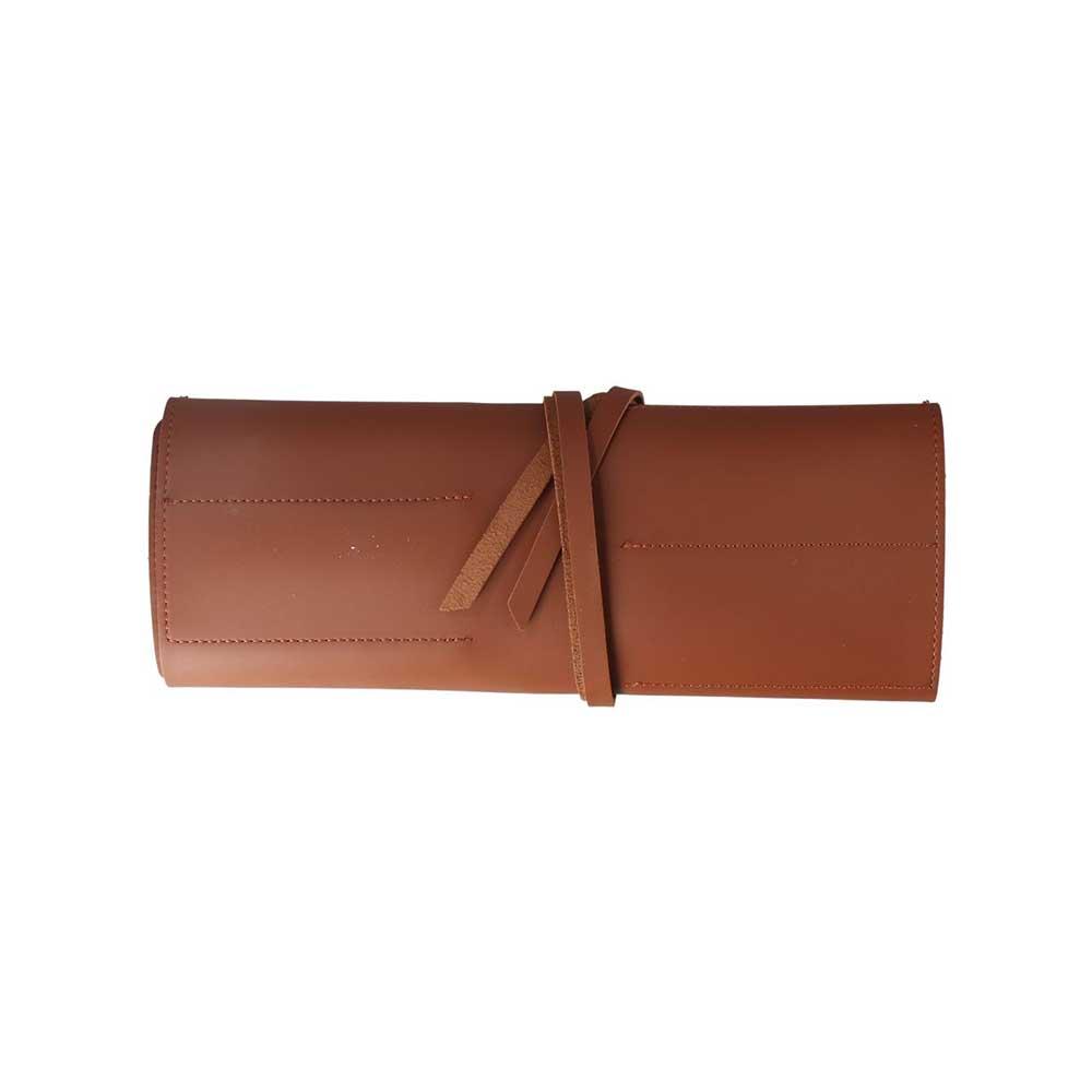 Pouch Case Folding Pouch Carry Tool Organizer Tool Storage Bag Leather Folding Bag Tool Roll Up Bag
