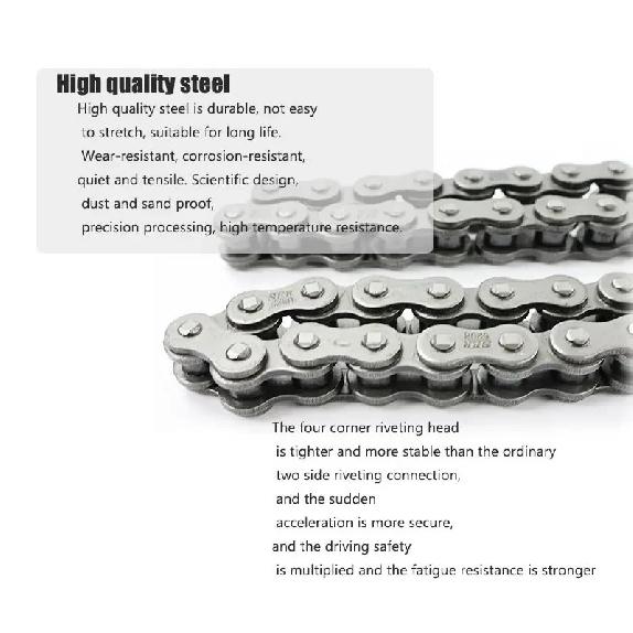 LINGQI 520 Chain 100 Link 110 120L Drive Chains With Links For ATV Quad MX Enduro Motocross Racing Universal Parts Off Road