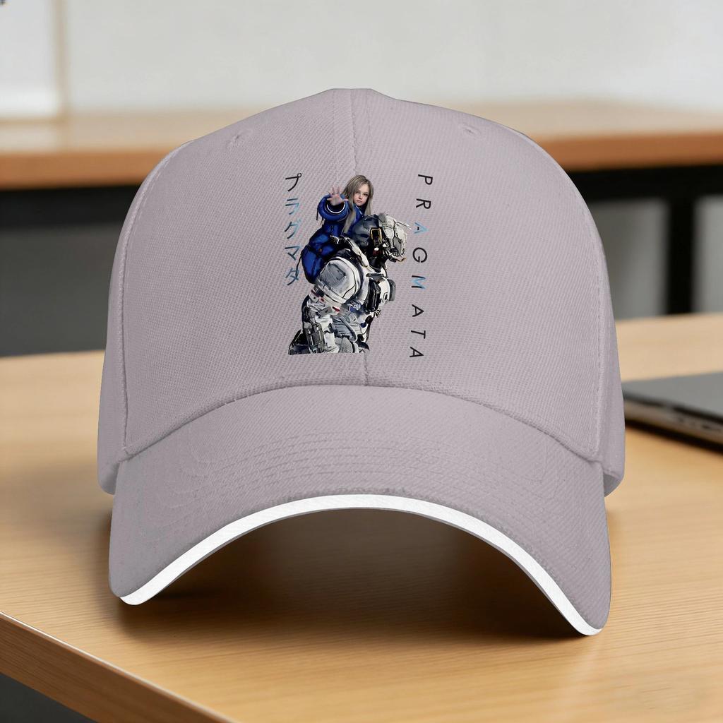 Casual Baseball Cap Pragmata Diana Hugh Game Outdoor Sports Trucker Hat For FeUnisex Unisex Sun DIY Print Baseball Caps