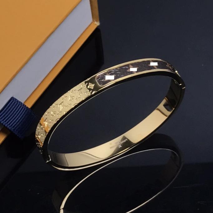 Europäisches & Amerikanisches Vintage Lederarmband mit Farbverlauf und Schloss-Design