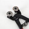 Glass Tile Nippers 8" Heavy Duty Wheeled Glass Mosaic Nipper with Soft Rubber Handle for Stained Glass