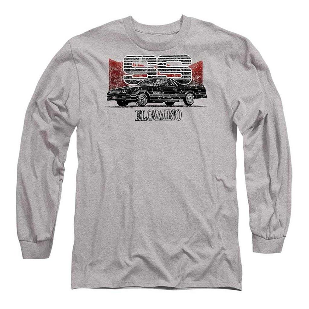 Chevrolet Unisex Adult El Camino Ss Mountains Heather Long-Sleeved T-Shirt