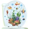 Creative Cartoon Marine Life Self-Adhesive Bathroom Wall Sticker