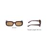 Miu Miu Surround Design Acetate Rectangular Sunglasses Unisex sunglasses Rust Tortoiseshell SMUB13_E27L_FE10Y_C_052