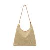 Spring new fashion shoulder portable armpit bag mobile phone bag woven bag women's popular bag women