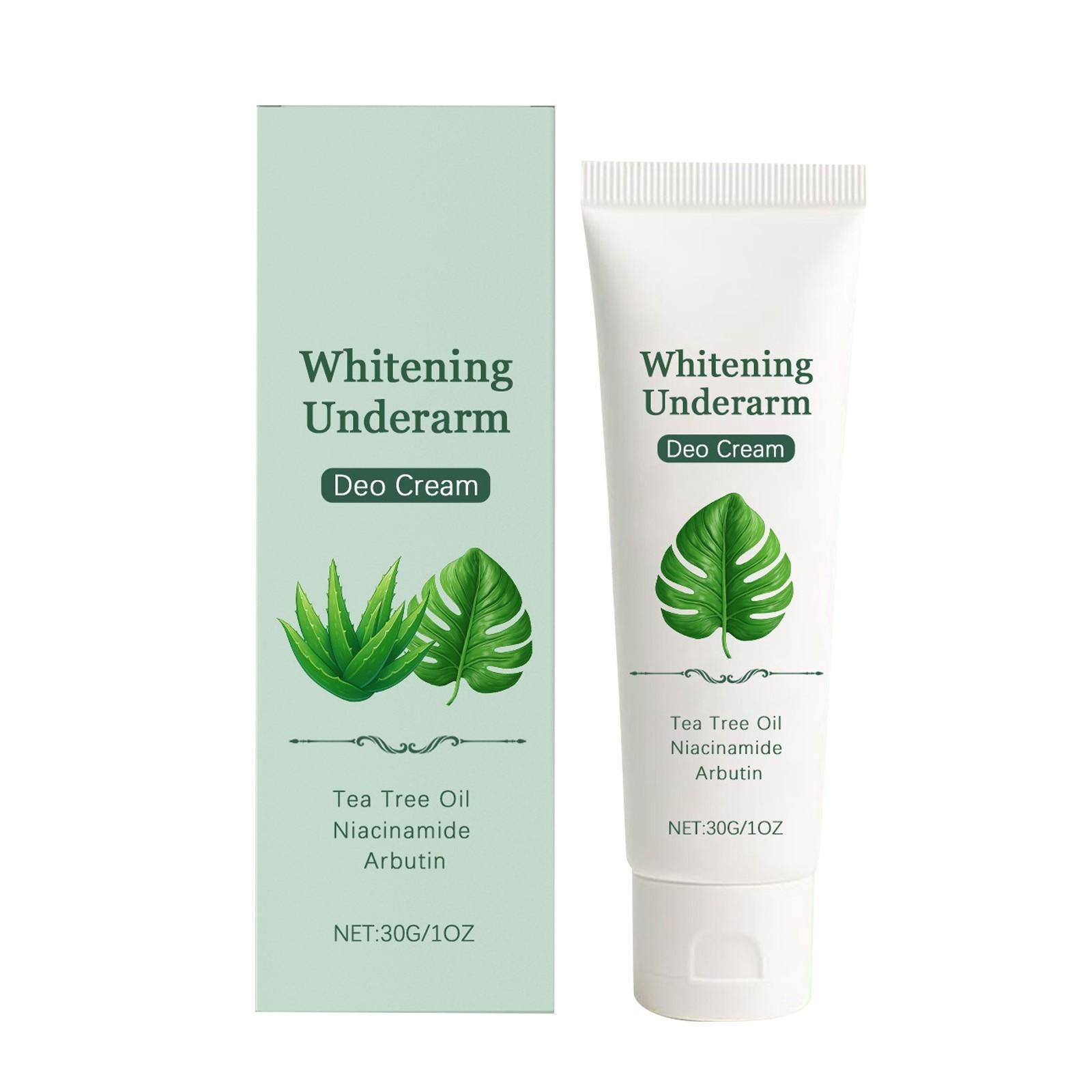 

Увлажняющий крем для подмышек, Крем для уменьшения пигментации и отбеливания, Отшелушивающий крем для тела для женщин One Size белый