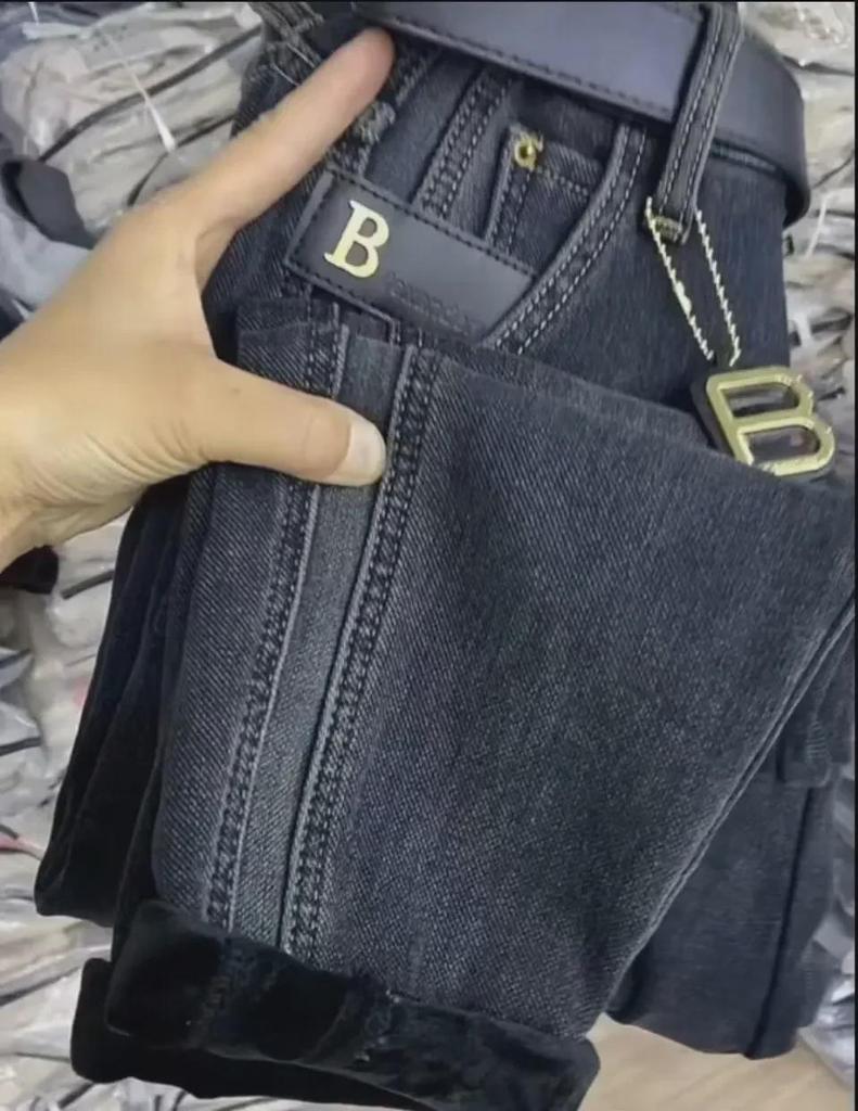 Γυναικείο βελούδινο καρότο τζιν με ψηλόμεσο, Φθινόπωρο/Χειμώνας 2023 - Χαλαρή εφαρμογή, αδυνάτισμα, σε στυλ χαρέμι ​​μεγάλου μεγέθους.