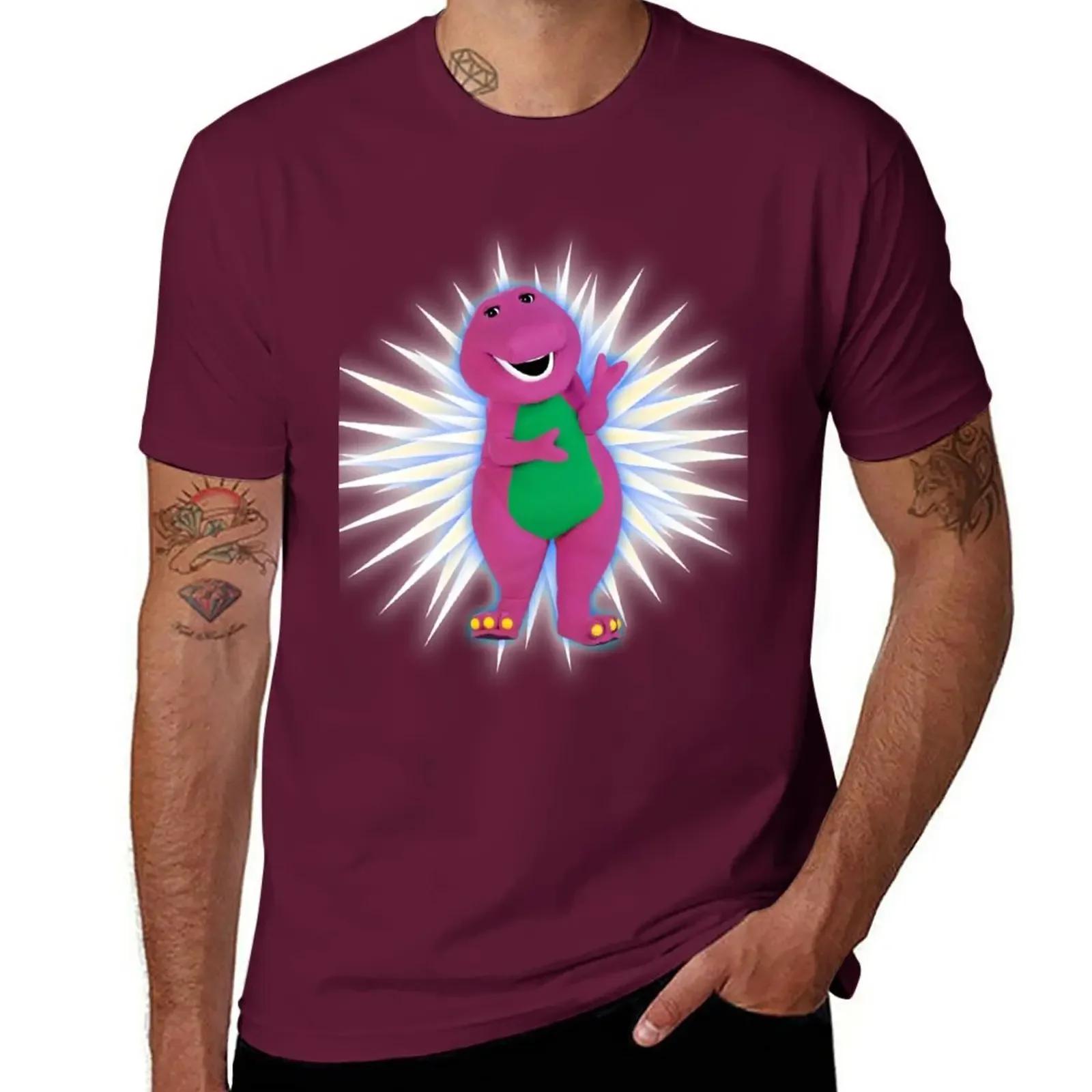 

Barney The Dinosaur 3 TShirt anime clothes vintage clothes cute tops big and tall t shirts for men S