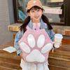 Adorable Cat Paw Design Cartoon Student Backpack For Kids In Sweet Colors And Styles