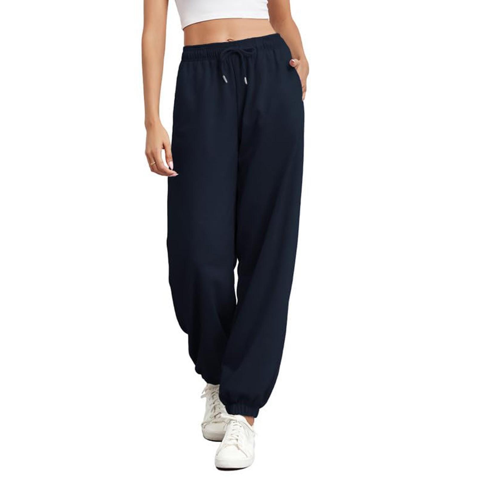 

Женские зимние спортивные штаны, однотонные повседневные брюки, женские флисовые спортивные штаны, широкие прямые брюки XS чёрный