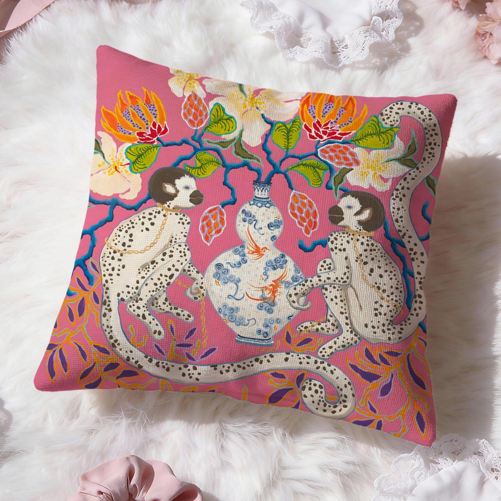 Popular P-Ppaige gemmeled Cushion Cover Soft Washable Pillow Case Multi-Scene for Couch Bed Travel Office Use