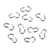 Stainless Steel Round / Flat 3 Word Buckle B-Shaped Buckle Bracelet Necklace Pendant Connector DIY Jewelry Making