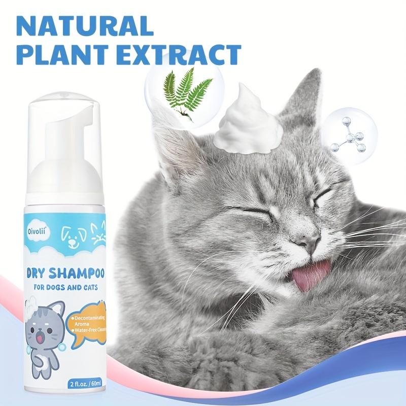 Haustier-Trockenreinigung Haarpflege Wasser 100ml Spülfreies Shampoo für Katzen Spülfreies Haustier-Shampoo Reinigungsmousse