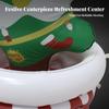 Inflatable Christmas Tree Cooler Decorative Ice Bin Compact