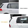 Compatible with VW Accessories Golf 6 MK6 GTI R GTD 2008-2012 Rear Side Window Louvers Air Vent Scoop Shades Sticker Car Accessories(Black)