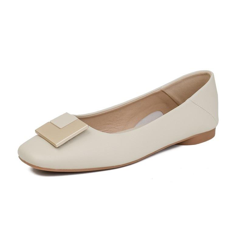 Flat-bottomed casual small single shoes women's 2025 autumn new fashionable versatile soft-soled evening fairy style low-top Doudou shoes