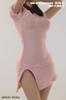 Scale Figure for TBLeague Beautiful Sexy Pink Short Mini Dress with Cheongsam and Underwear Set and Shoes Not [TOYBARJAPAN] 1/6 Body, JO23X-03B,