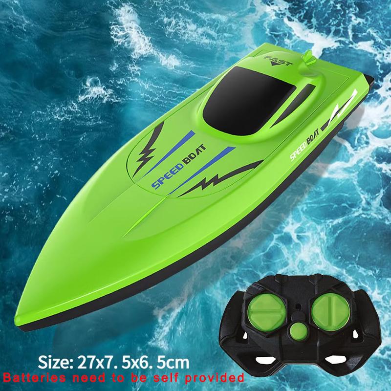 NEW2.4G Remote Control Speed Boat for adult– Fast Electric RC Boat Toy with Dual Motor, Waterproof Model for Pool OutdoorPlay