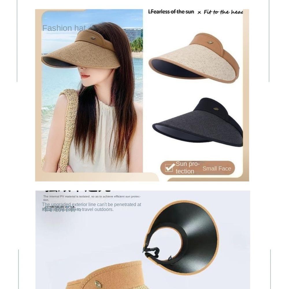 UV Protection Sun Hat Quick Drying Hat Running Bicycle Summer Empty Top Hat Breathable Men Women Hat Visor Caps