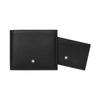 Montblanc Short Wallet Leather Men wallets Black 116841