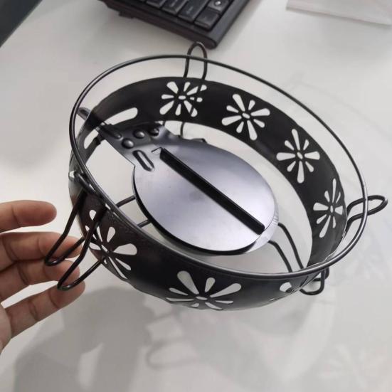 Camping Stove Sturdy Heat Resistance Anti-oxidation Thickened Cook Alloy Brass Construction  Mini Alcohol Stove Camping Tool