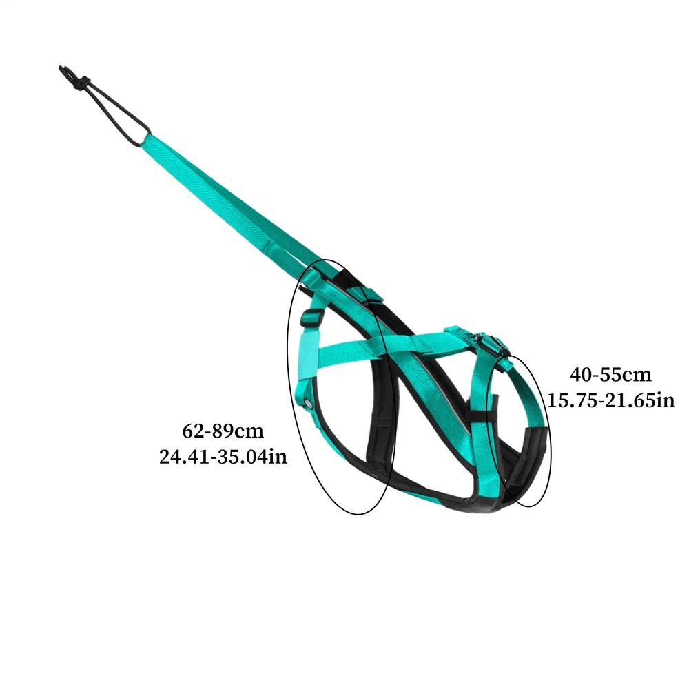 Шлейка для собачьих упряжек Светоотражающая шлейка для бега собаки Удобный регулируемый ремень для тренировок на упряжках Прогулок Тяги Упражнений На улице