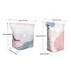 Sealed Vacuum Storage Bags 5 Pack, No-Pump Bags for Clothes, Bedding, Closet Sorting, Moving, Travel and Daily Use