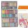 Soft Oil Crayons Premium 1 Set In 48 Classic & Macaron Colors , Medium Nib, Bright Cream Texture for Art Painting,Oil Painting