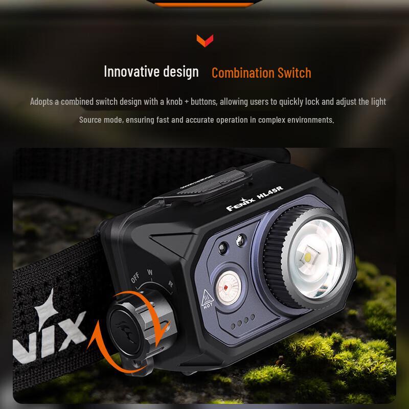 

Налобний ліхтар Fenix HL45R з керуванням жестами та регулюванням фокусу