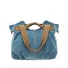 Borsa a tracolla in tela a forma di conchiglia con tasche con cerniera per donne casual