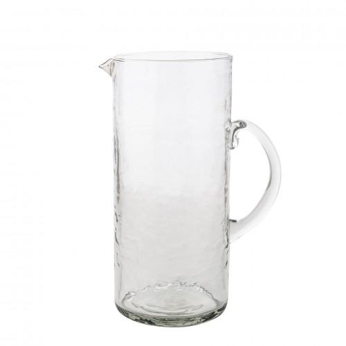 Hestia Hammered Style Glass Jug