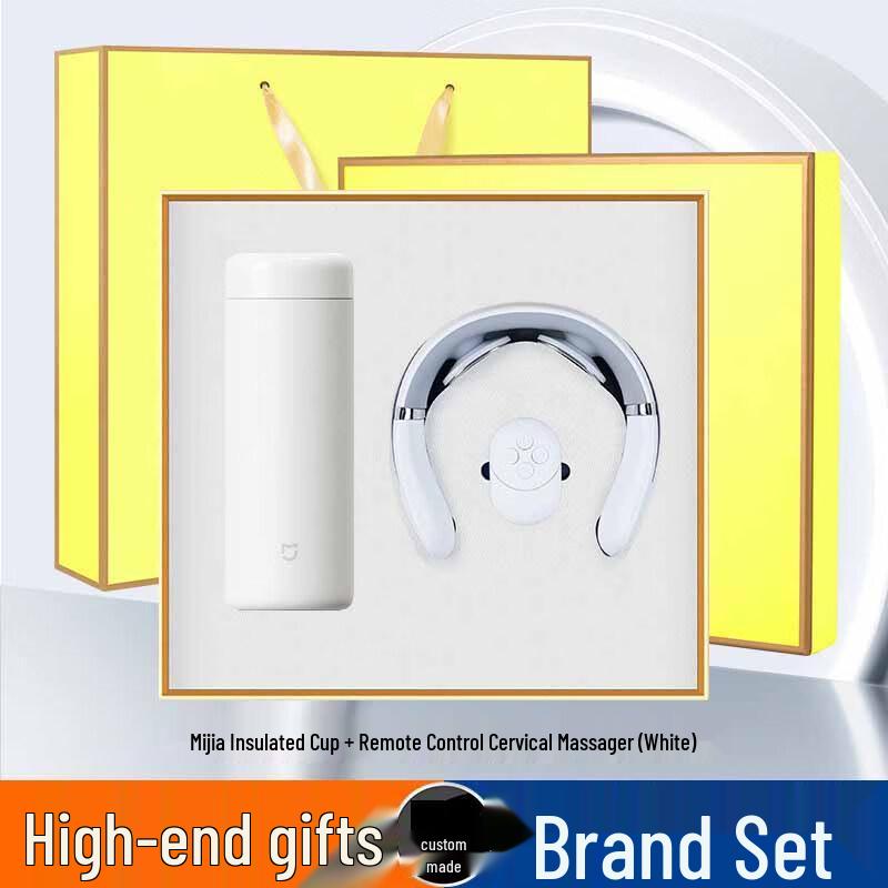 Smart Neck Massager & Insulated Bottle Gift Set