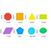 Montessori Toys 20 Pcs Educational Toys for Children Early Learning Geometric Blocks Threading Buttons Teaching Aids