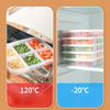 Portable Sub-Packed Meat Compartment Box 4/5/6Grids Onion Ginger Fresh Storage